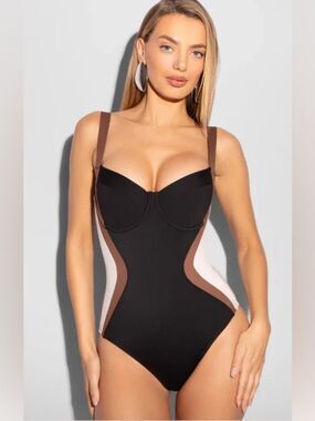 NWT TA3 Lifty Contour Sculpting One-Piece Swimsuit Size 3X Cup F/G